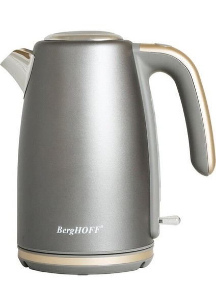 Modern 1.7 Litre Gri Altın Su Isıtıcı