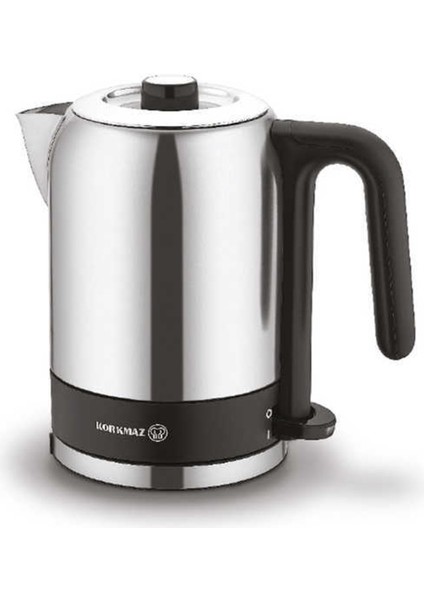 Şık Siyah Elektrikli Su Isıtıcı 1.2l, Modern Tasarım