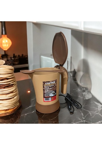 Pratik Elektrikli Cezve, Hızlı Su Isıtıcı ve Türk Kahvesi Makinesi 600ML fiyatları