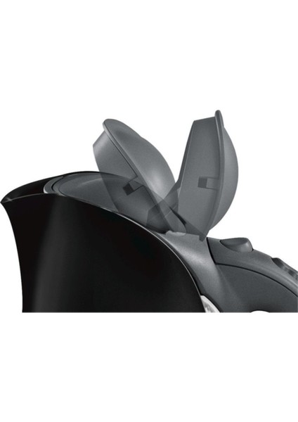 1.7 Lt Beyaz Gizli Rezistanslı Su Isıtıcı, Şık ve Kullanışlı Tasarım