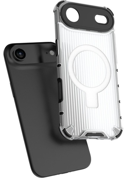 iPhone 17 Aır Telefon Kılıfı, Şeffaf Manyetik Düşmeye Dayanıklı Kılıf Kapağı ve Halka Tutucu iPhone 17 Aır (Yurt Dışından) indirimleri