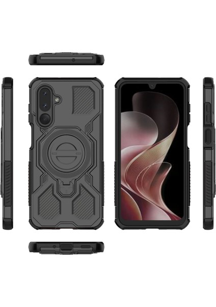 Samsung Galaxy M36 Manyetik Telefon Kılıfı, Askeri Düşme Korumalı Magsafe Telefon Kılıfı Kapağı Samsung Galaxy M36 (Yurt Dışından) modelleri