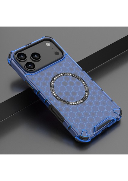 iPhone 17 Manyetik Telefon Kılıfı, Şeffaf Darbeye Dayanıklı Telefon Kılıfı Kapağı iPhone 17 (Yurt Dışından)