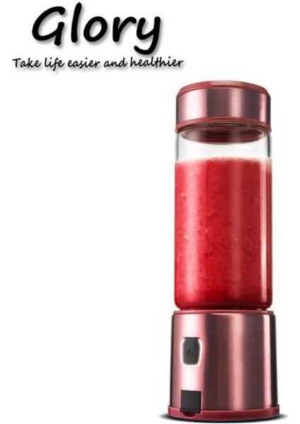 Taşınabilir 450ML Metal Kişisel Blender Shake ve Smoothies Için Keskin Bıçaklı fiyatları