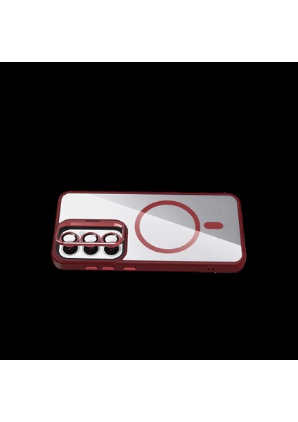 Samsung Galaxy S25 Remim Lensli Magsafe Standlı Kapak modelleri