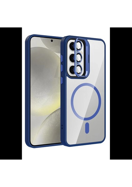 Samsung Galaxy S24 Fe Remim Lensli Magsafe Standlı Kapak