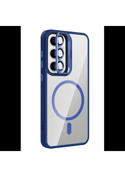 Samsung Galaxy S24 Fe Remim Lensli Magsafe Standlı Kapak modelleri