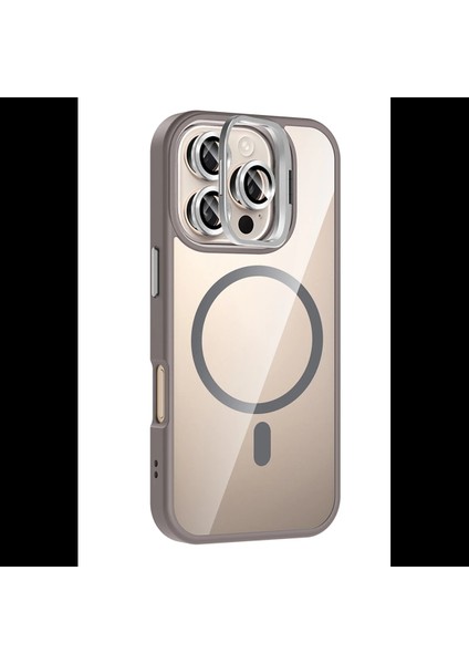 Apple iPhone 16 Pro Remim Lensli Magsafe Standlı Kapak fiyatları