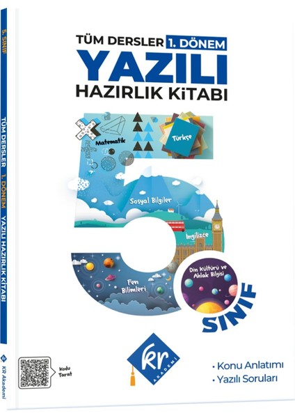 5. Sınıf Tüm Dersler 1. Dönem Yazılı Hazırlık Kitabı