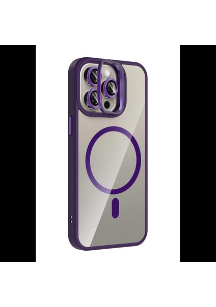 Apple iPhone 14 Pro Max Remim Lensli Magsafe Standlı Kapak modelleri