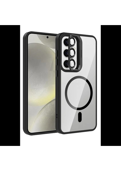 Samsung Galaxy S25 Remim Lensli Magsafe Standlı Kapak