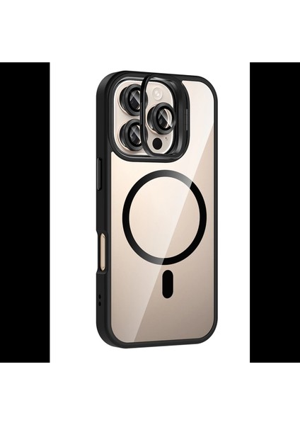 Apple iPhone 16 Pro Remim Lensli Magsafe Standlı Kapak fiyatları