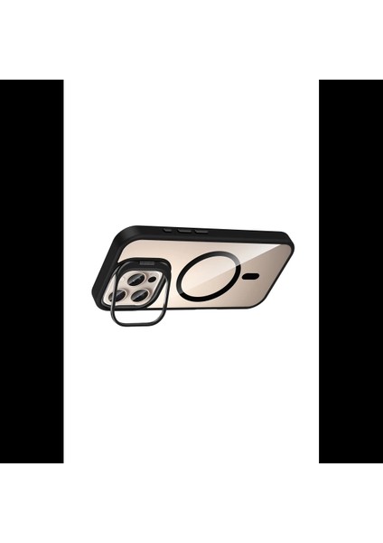 Apple iPhone 16 Pro Remim Lensli Magsafe Standlı Kapak fırsatları