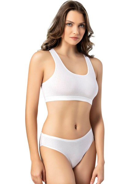 Incili Kadın Geniş Askı Pedli Büstiyer