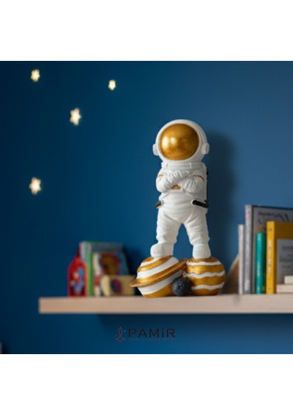 Astronot Biblo Dekorasyon-El Yapımı Büyük Boy