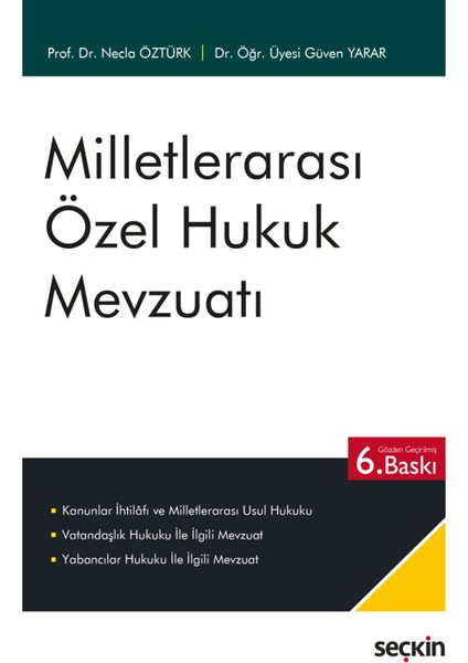 Milletlerarası Özel Hukuk Mevzuatı