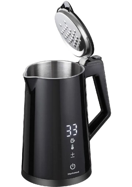 Dokunmatik Çift Duvarlı Paslanmaz Çelik Xl Su Isıtıcı, Wi-Fi Özellikli, Şık Tasarım indirimleri