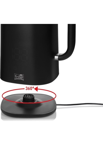 Dijital Göstergeli, 1.7l, Siyah Kettle Mat, Sıcak Tutma Özelliğiyle Kullanışlı Ürün modelleri