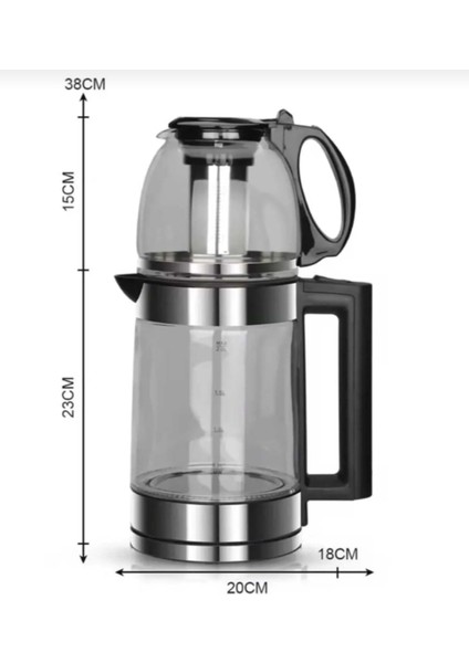 Gri 2 Litre Çaycı Kettle, Şık ve Pratik Elektrikli Su Isıtıcı fiyatları