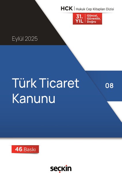 Türk Ticaret Kanunu (Cep Kitabı)