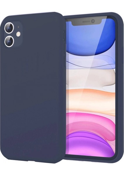 iPhone 11 Kılıf First Silikon - Lacivert