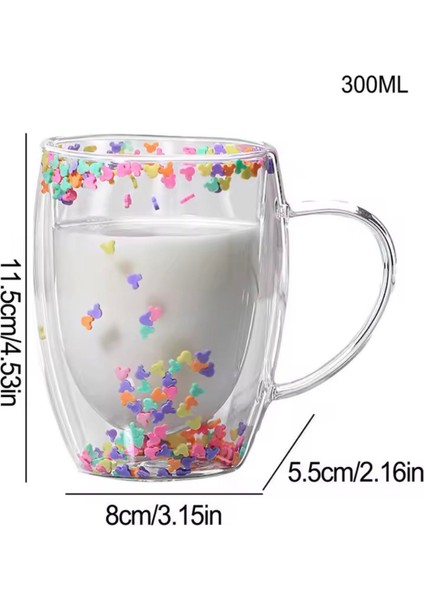 Isıya Dayanıklı Çift Cidarlı Kupa , Bardak 350 ml fırsatları