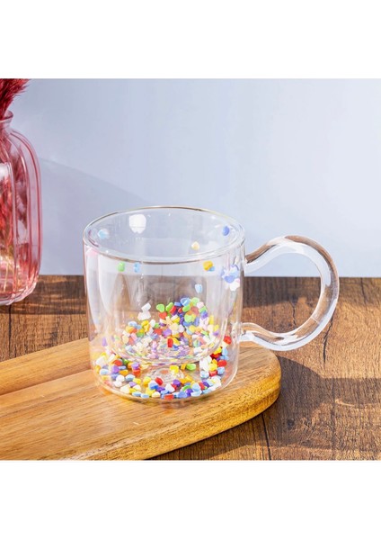 Isıya Dayanıklı Çift Cidarlı Kupa , Bardak 350 ml