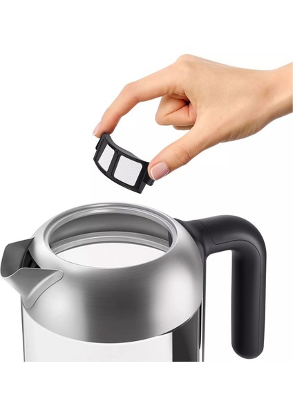 Cam Su Isıtıcı, 1.7l, Kahverengi, Şık ve Kullanışlı Ev Gereçleri fırsatları