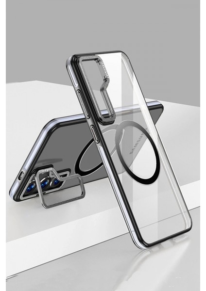 Samsung Galaxy S24 Crystal Magsafe Kapak - Siyah