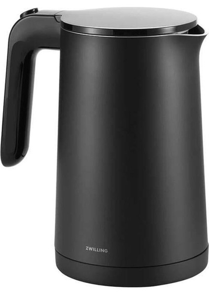 Renkli 1l Elektrikli Su Isıtıcı Siyah Klasik Tasarım