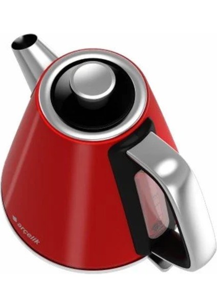 Kırmızı Retro 2200W 1.7l Elektrikli Su Isıtıcı, Şık ve Kullanışlı Tasarım fiyatları