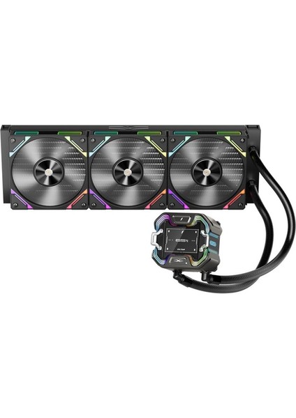 x Starshıp 360MM Siyah Argb IPS 2.4&quot; Dijital Ekranlı Am5,am4 / Lga 1851,LGA1700 Premıum Işlemci Sıvı Soğutucu fiyatları