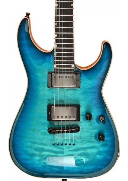 Esp Usa Custom Horizon Iı Quilted Maple Aqua Marine Sunburst Elektro Gitar