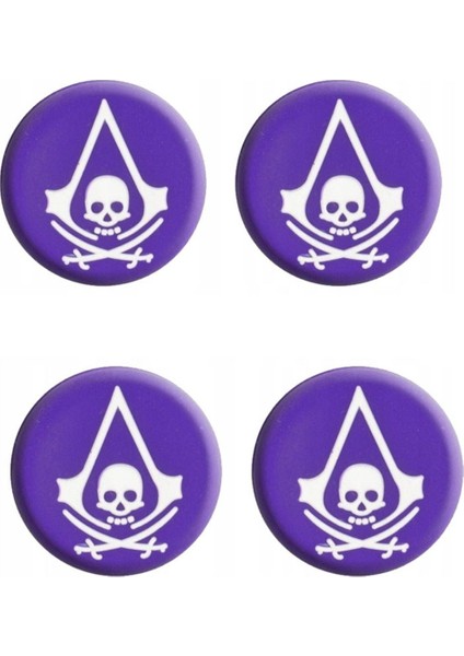 Assassin\'s Creed Ps5/ps4/ps3/xbox One/one X/one S/series X/series S Analog Silikon Koruyucu -4 Adet