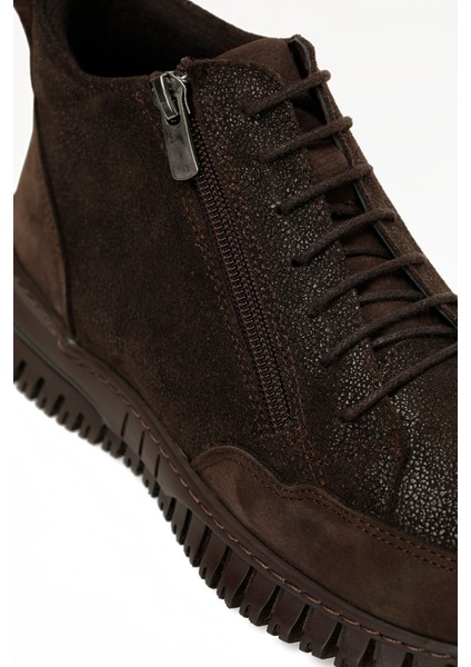 105331.PZ5PR Kahverengi Kadın Düz Bot