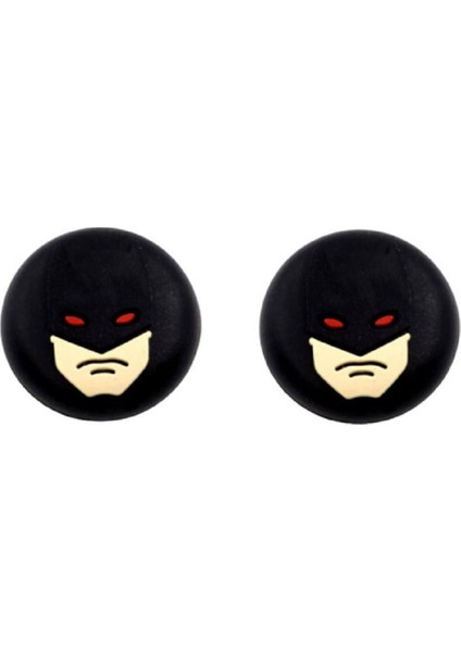 Batman Maske Ps5/ps4/ps3/xbox One/one X/one S/series X/series S 3D Analog Silikon Koruyucu -2 Adet