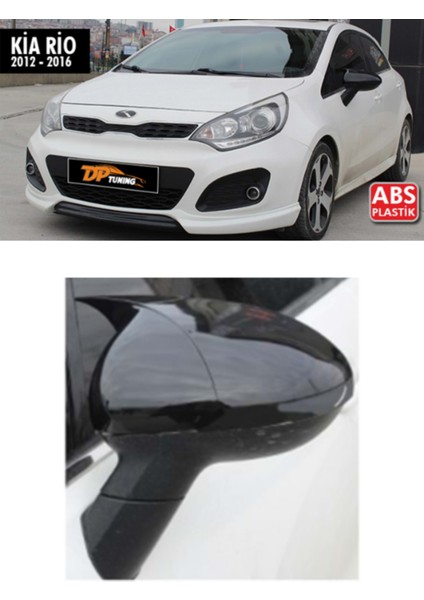 Kia Rio Sinyalsiz 2012-2015 Batman Yarasa Ayna Kapağı Takım Piano Black