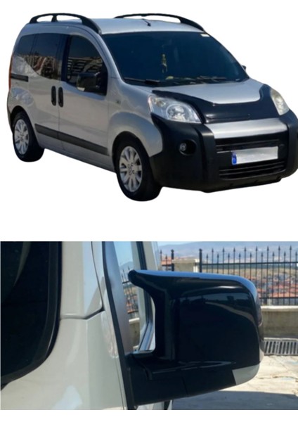 Peugeot Bipper 2007 ve Sonrası Batman Yarasa Ayna Kapağı Takım Piano Black