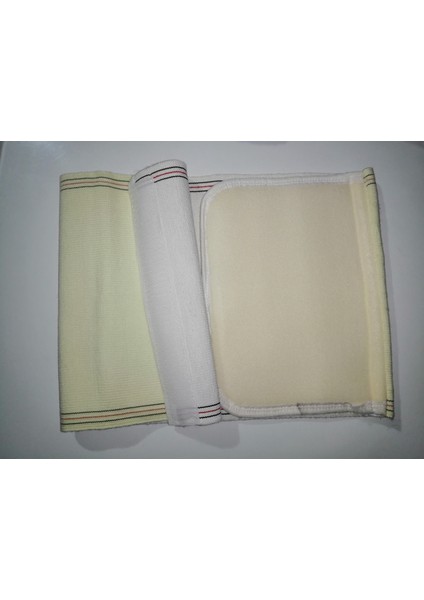 Yün Bel Korse Cırtlı Krem Renk