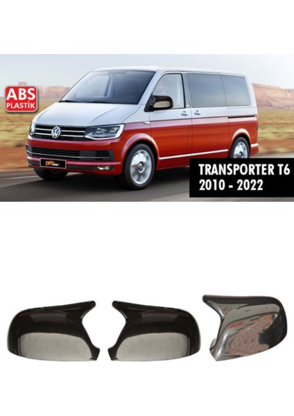 Volkswagen Transporter T6 2010-2015 Batman Yarasa Ayna Kapağı Takım Piano Black