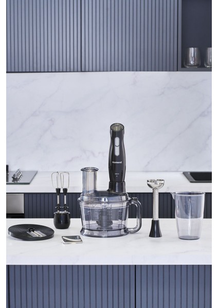 Functionall 2849H Çok Fonksiyonlu Mutfak Robotu, Siyah