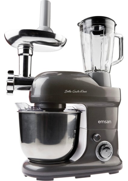 Antrasit Stand Mikser, 1300W, 5l, Güçlü ve Şık Mutfak Şefi fırsatları