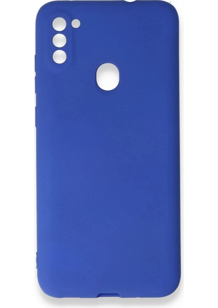 Samsung Galaxy A11 Kılıf First Silikon - Lacivert