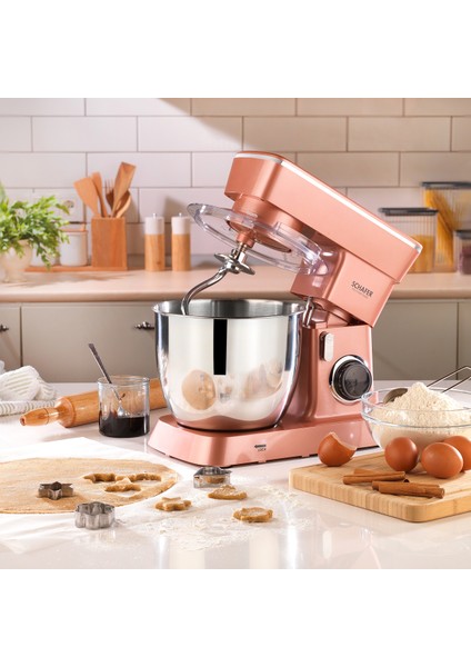 Şık Pembe Stand Mikser ile Lezzetleri Kolayca Hazırlayın