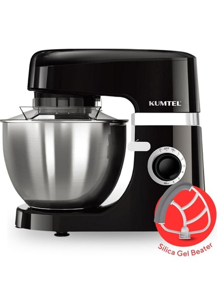 Siyah Hamur Yoğurma Makinesi, Pratik ve Kolay Kullanım Için Tasarlandı