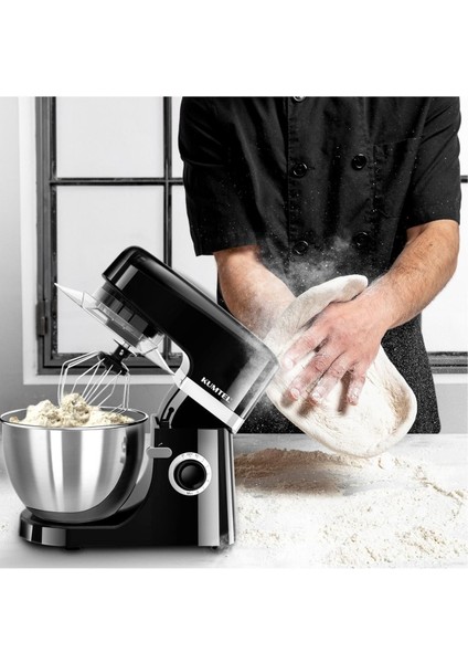 Siyah Hamur Yoğurma Makinesi, Pratik ve Kolay Kullanım Için Tasarlandı