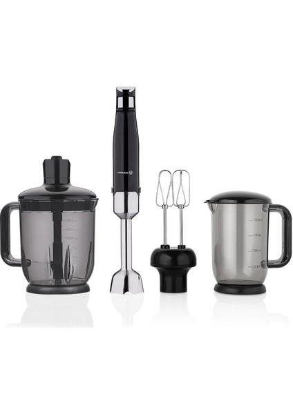 Çok Renkli Performix Mega Blender Set Siyah A449, Sağlıklı ve Güçlü Karıştırma Keyfi