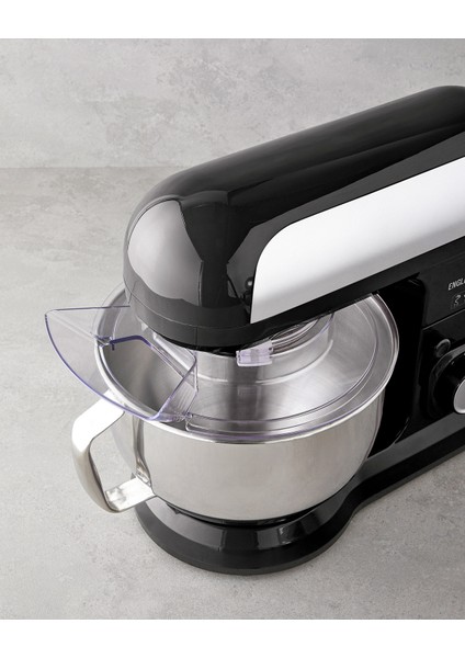 5,5 L Siyah-Krom Hamur Yoğurma Makinesi, Güçlü ve Dayanıklı Performans fırsatları
