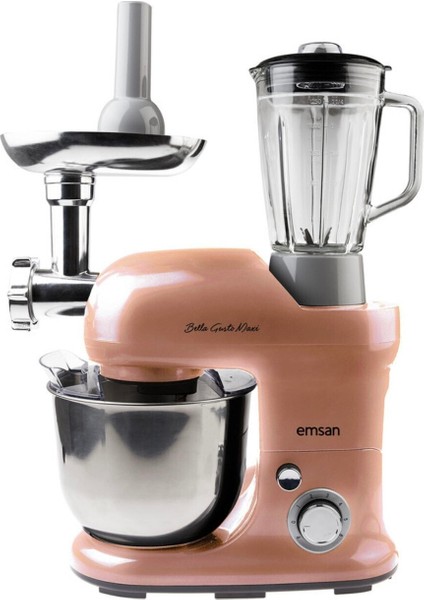 Güçlü 1300W, 5l Pembe Stand Mikser, Mutfakta Şıklık ve Verimlilik fiyatları