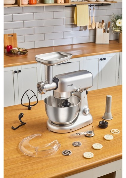 5l Döküm Hamur Yoğurma Makinesi, Çok Amaçlı ve Dayanıklı, Ideal Lezzetler Için